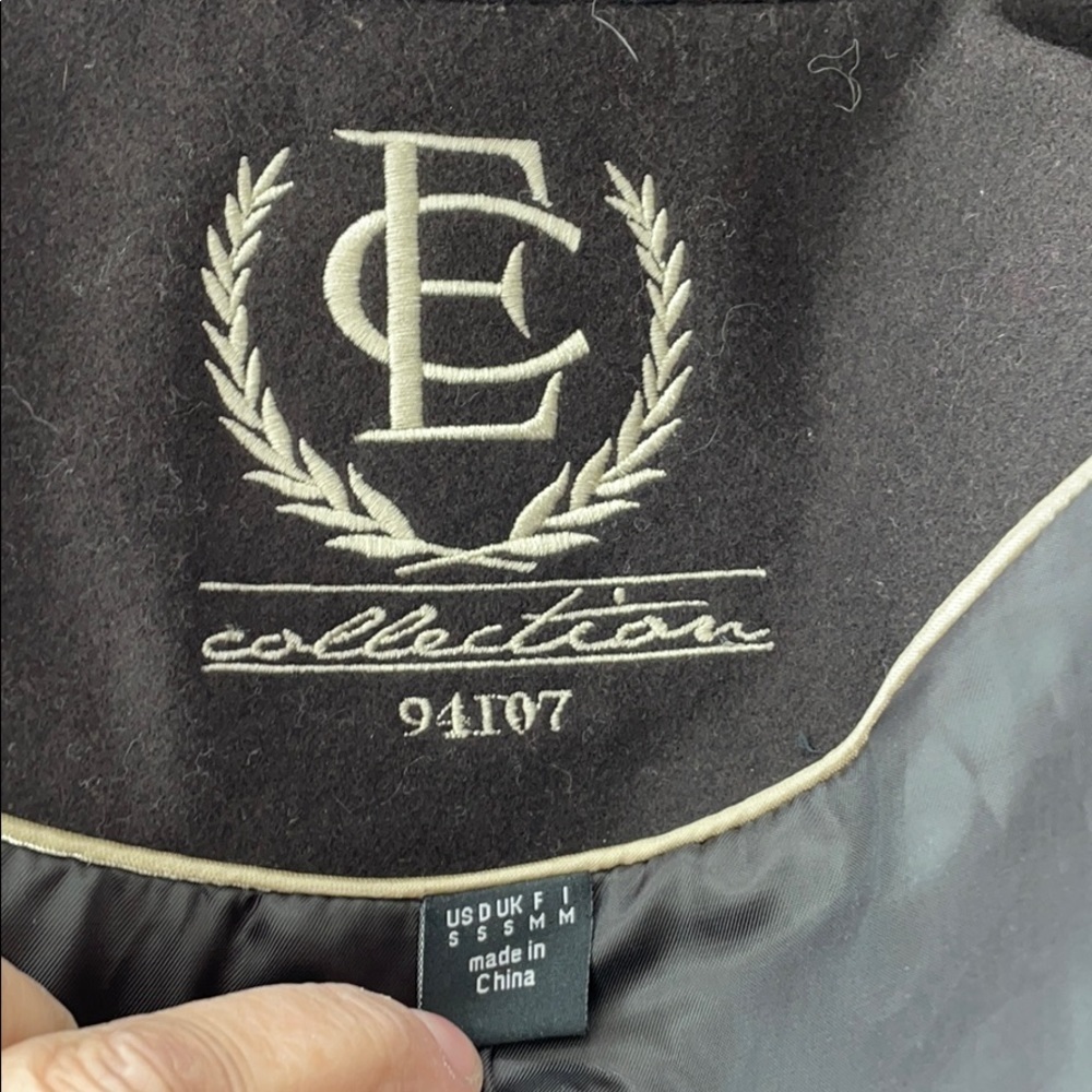 EC Collection Wool Coat (hanging) - Picture 6 of 7